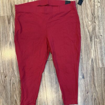 Torrid Size 5 Full Length Signature Legging In Bing Cherry