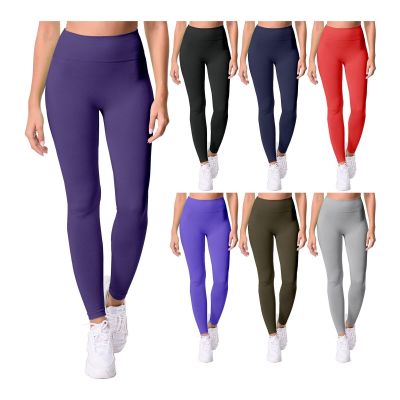 Womens Seamless Leggings 3-Pack: Fleece Lined & Workout