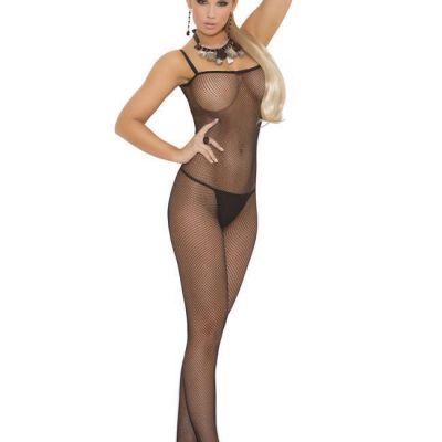 sexy ELEGANT MOMENTS fishnet CRISS-CROSS strap STRAPPY sleeveless BODY STOCKING