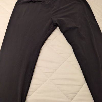 Women's Size 4x Pants Leggings Black Plus S LOGO Lori Goldstein Cotton Spandex