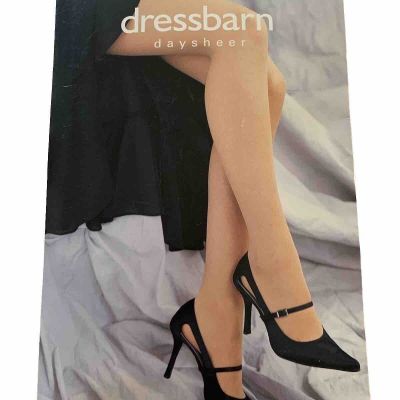 Dressbarn Daysheer Vintage Pantyhose Womens 3X Black 100perc Nylon USA NEW NOS