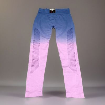No Boundaries Blue/Pink Fade Ankle Length High Rise Leggings Jr Women's Size SM