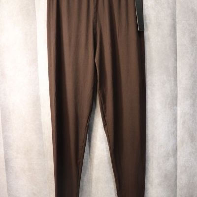 Leggings Depot Women's Plus Size Brown Legging Knit Pants NWT