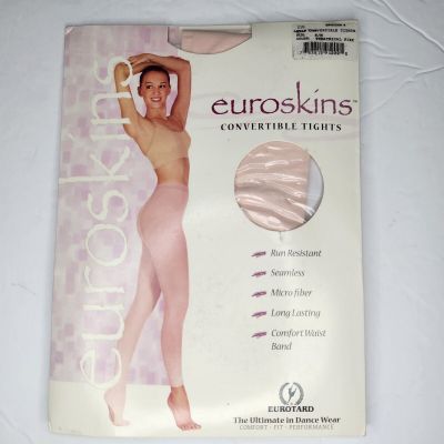 Euroskins  Convertibe Tights ADULT Size Small/Medium Theatrical Pink