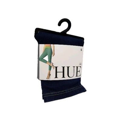 HUE Women's Original U17581 Dark Denim Capri Leggings - Size Small (4-6)