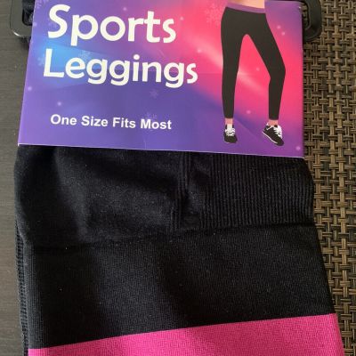 Black Fashion Leggings Soft Leggings, One Size Fits Most