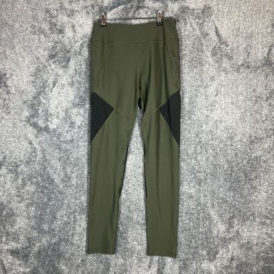 x by gottex Green Capri Leggings Size M Workout Casual Athletic