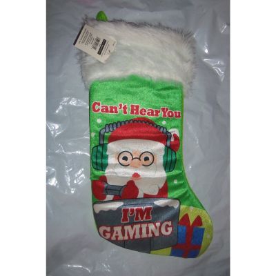 Santa Gaming Christmas Stocking 