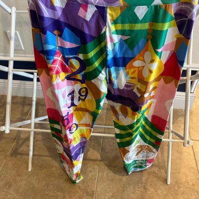 Disney Leggings Womens Size L It's a Small World NWT