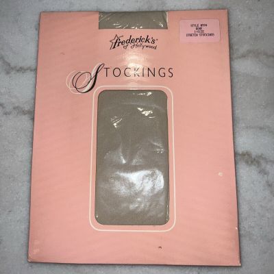 Fredericks of Hollywood Vintage Bone Stockings New One Size Stretch Stockings