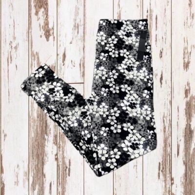 Women’s Leggings Depot Plus Size 1X-2X Floral Print NWT Extra Stretchy Soft