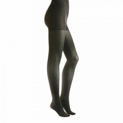 MeMoi perfectly Opaque Tights charcoal - Control Top Nylon/Spandex Sz M/L NEW