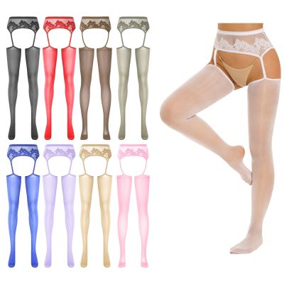 Womens Pantyhose Crotchless Pants See-through Stockings Soft Tights Honeymoon