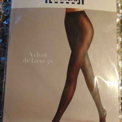 WOLFORD VELVET DE LUXE 50 TIGHTS NEW IN PACKAGE SIZE XL BLACK EX NORDSTROMS