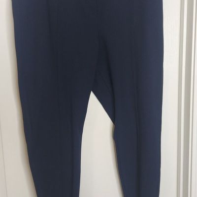 Style & Co Pencil Ponte Table Blue Leggings Pants Stretch Size XXL NWT