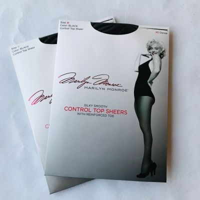 Marilyn Monroe Silky Smooth Control Top Sheers Pantyhose  SIZE: B  Price is Firm