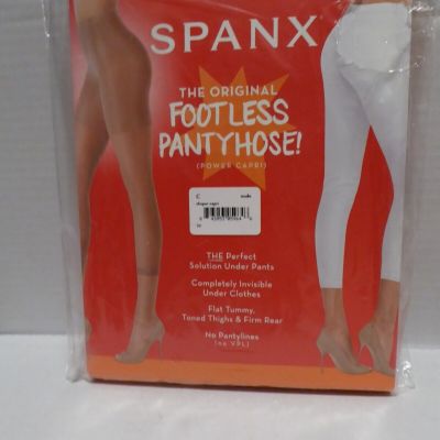 Spanx Women's Original Footless Tummy Control Power Capri Pantyhose, Nude, C