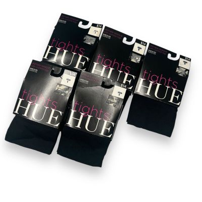 Hue Black Ultimate Opaque Tights Size 1 Womens 5 Pair