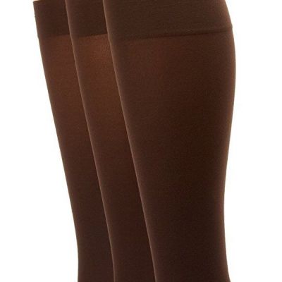 HUE WOMEN'S SOFT OPAQUE KNEE HI, MADE IN U.S.A.