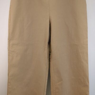 Chico's So Slimming Crop Leggings Size 1 Color Light Brown