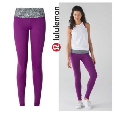 Lululemon Wunder Under Leggings Reversible Plum Style: Wunder Under Part III 4