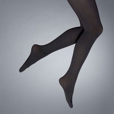 Simply Vera Vera Wang Black Opaque Control-Top Tights - Plus Size 1