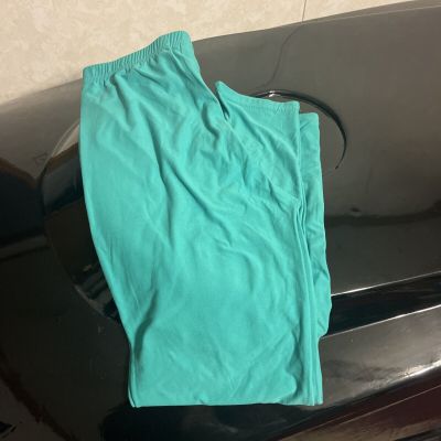 Just Legging One Size Fits Most Plus Size Xl Mint Color