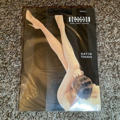 Wolford satin touch 20 tights, color admiral, size: S