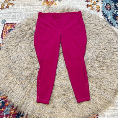 Lululemon EUC pink leggings size 20