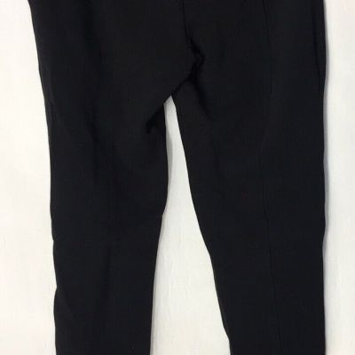 Simply Vera Large Woman’s Black Leggings Thick Elastic Waist Band Stretchy Pants