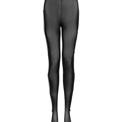 Versace Womens Cut-Out Mesh Tights