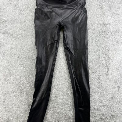 Spanx Faux Leather Women's Leggings, Size Small - Black