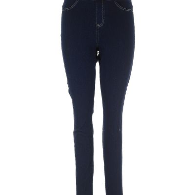 Hue Women Blue Jeggings M