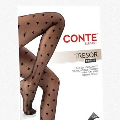 Conte TRESOR -Women's tights  with a pattern of 