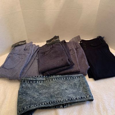 SIZE 1 WOMEN'S LEGGINS LOT (8)