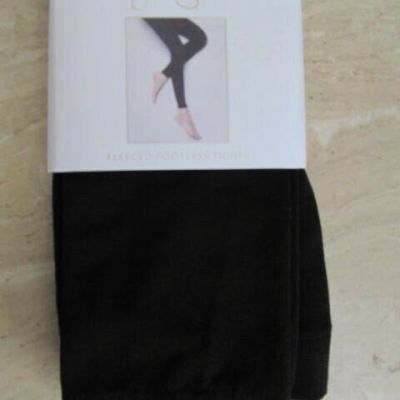 Footless Leggings - Jet Black Soft Jessica Simpson *Small New