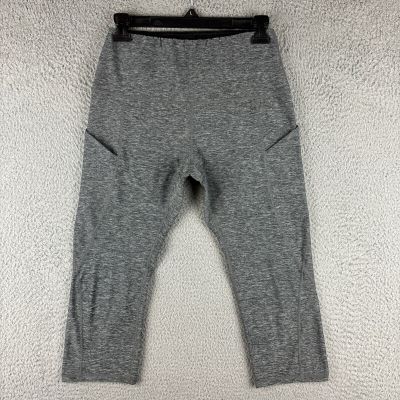 Ododos Leggings Women’s Size Medium Heather Gray With Thigh Pockets Athletic