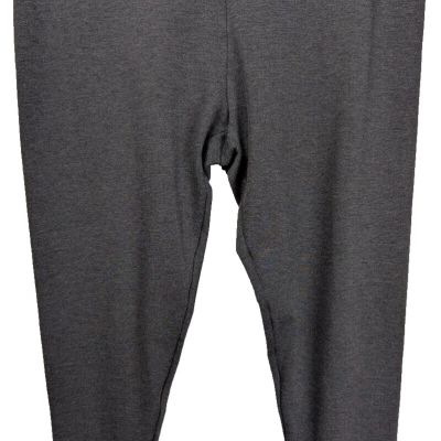 Soft Surroundings Womens Gray Crop Leggings Size X-Large Workout Athletic