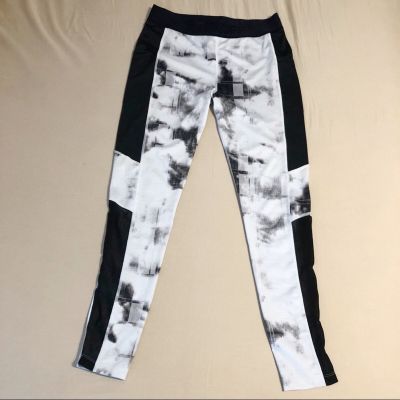 Rebecca Minkoff Black and White Workout Leggings Size Medium