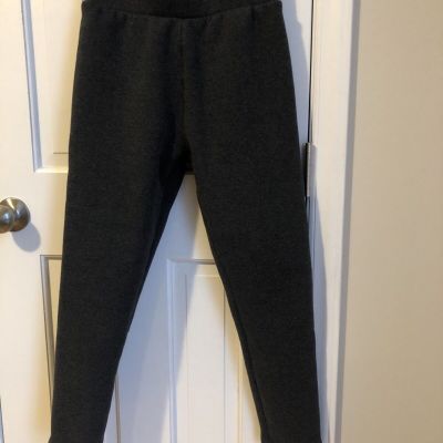 Winter Fleece Leggings By Fashion Size S Grey Outer Fuzzy Thick Fleece Lined