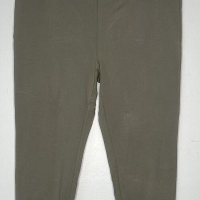 George Plus Women's Fashion Knot-Hem Leggings Green 4X NWT