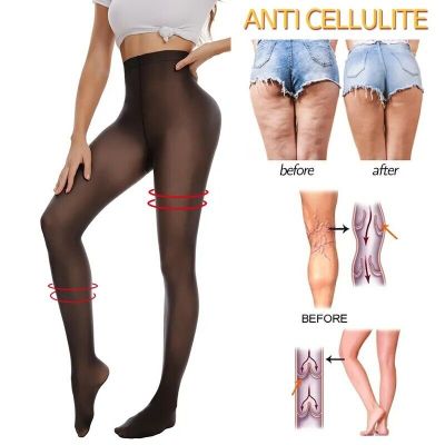 Women Seamless Thermal Warm Sheer Soft Stretch High-Waisted Pantyhose&Tights US