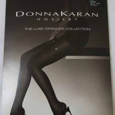 Donna Karan LUXE OPAQUE SATIN  CT Pantyhose Tights - Black