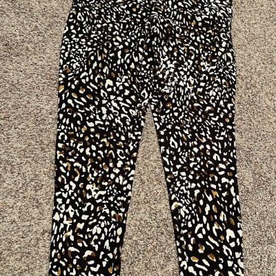 Womens Terra & Sky Leopard Print leggings size 14W