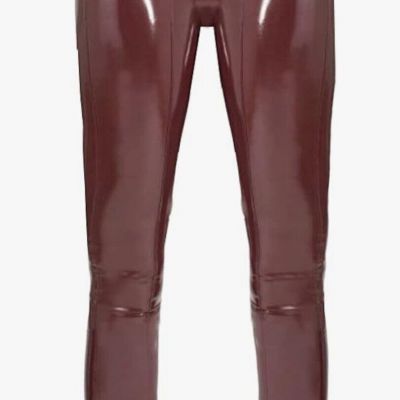 Spanx Faux Patent Leather Leggings Ruby XL NWT