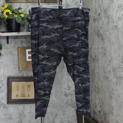 maurices Womens Stretch Plus Size Active Leggings 166fbdf5d0c920 Gray Camo 3X