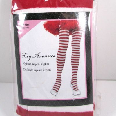 NEW Women's Nylon Striped Tights Leg Avenue 7100Q PLUS size 3X/4X