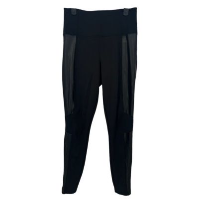 Athleta Delancey Shine Moto Leggings XS Black High-Waisted Activewear