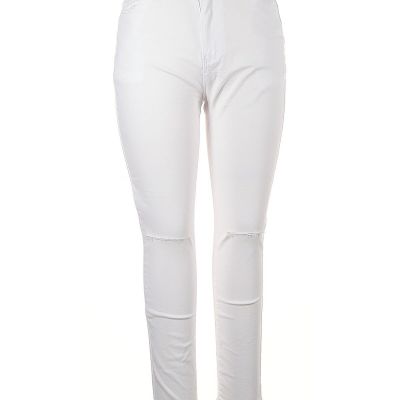 Unbranded Women White Jeggings 2X Plus