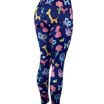 Balloon Animals & Flowers Super Soft Leggings with Pockets!